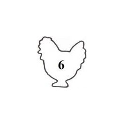 Vykrajovačka sliepka 27